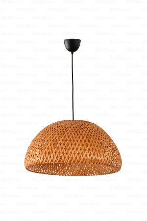 Bohem Bambu Boja Pendant Sarkıt Avize Lamba 45 Cm - Iskandinav, Modern, Bohem, Rattan Aydınlatma NHBJP45 - 2