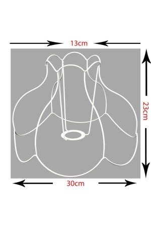 Bombeli Abajur Teli 30cm - 4