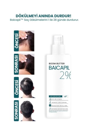 Boom Butter Anti-Haarausfall Stärkende Haarpflege Boom mit Baicapil 150 ml - 4