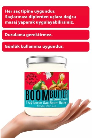 Boom Butter Saç Bakım Yağı 190 Ml - 7