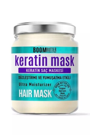 Boom Butter Stärkende, reparierende Keratin-Haarmaske 190 ml - 4