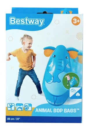 Bop Bags Elefantenmuster Hacıyatmaz 89 Cm Wässriger Hacı Yatmaz - 4