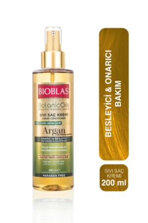 Botanic Oils Argan Yağlı Sıvı Saç Kremi 200 Ml Onarıcı Bakım Kremi - 3