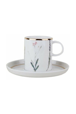 Botanische Teetasse mit Untertasse 200 ml - 3