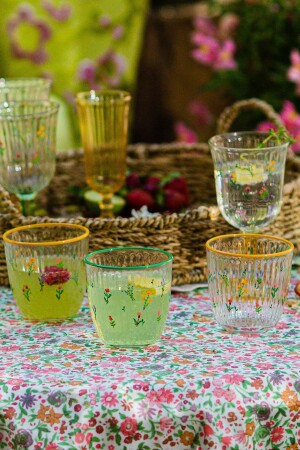 Botanisches 4-teiliges Wasserglas-Set 290 cc - 2