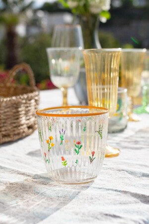 Botanisches 4-teiliges Wasserglas-Set 290 cc - 4