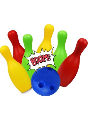 Bowling-Balance-Spielset, 8 Pins, Bowlingball, Sportspiele, 1 bis 2 Jahre altes Babyspielzeug - 1