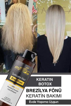 Brasilianische Föhn-Glättungs-Keratin-Botox-Pflege 400 ml - 3