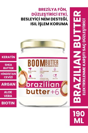 Brasilianischer Butter-Keratin-Reparatur-Haarglätter 190 ml - 3