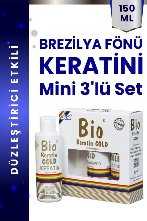 Brasilianisches Föhn-Keratin-Mini-Set mit 3 Stück, 150 ml. - 2