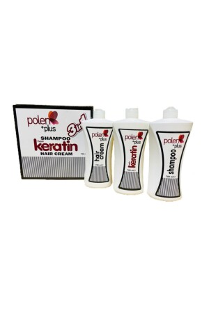 Brasilianisches Föhn-Set mit 3 Stück – Shampoo + Spülung + Keratin - 2