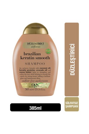 Brasilianisches Keratin Smooth Straightening Effect Sulfatfreies Shampoo 385 ml - 2