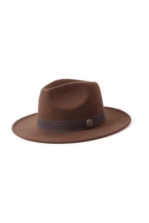 Brauner Fedora-Hut FT101 - 4