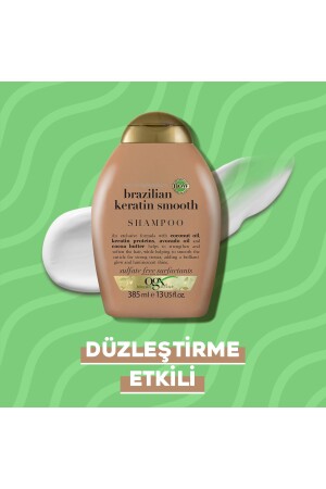 Brazilian Keratin Smooth Düzleştirici Etkili Sülfatsız Şampuan 385 ml - 6