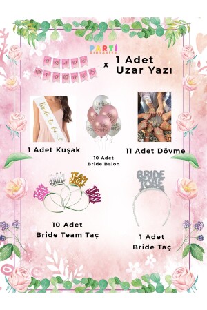 Bride To Be Parti Seti Bekarlığa Veda Partisi Set BRIDETOBE - 5