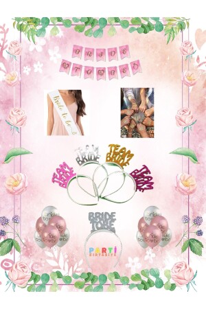 Bride To Be Party-Set Junggesellinnenabschieds-Set BRIDETOBE - 4