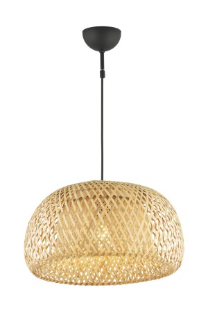 Briella Tekli Rattan Modern Tasarım Oturma Odası Avize - 5