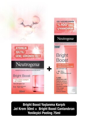 Bright Boost Moisturizing Gel Cream 50 ml Revitalizing Renewing Peeling Gel 75 ml PKTNBBYKJKIVYPST - 4