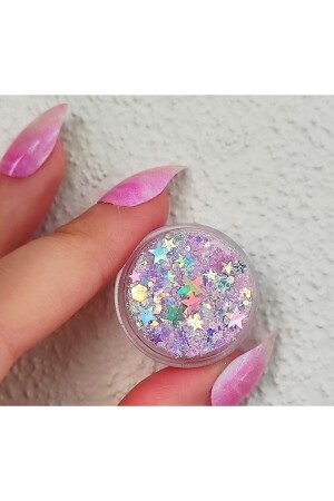 Bright Glitter Pink Glitter Gel Lidschatten Glitter Gesicht und Körper Glitter-diamante Pink - 2