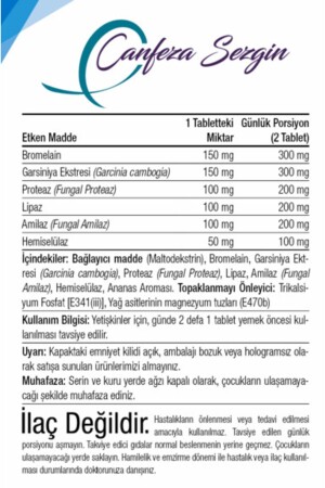 Bromelain Plus Verdauungsenzyme Garcinia-Extrakt - 5