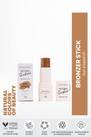 Bronzer Stick Sun Kissed 01 %100 Doğal - 2