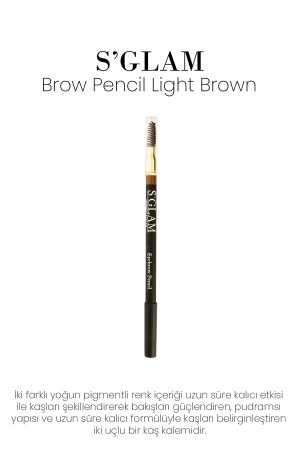 Brow Pencıl (FIRÇALI KAŞ KALEMİ) Lıght Brown - 3