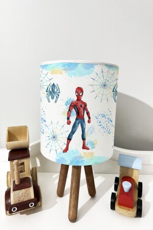 BRUSH SPIDERMAN BABY- UND KINDERZIMMER-LAMPENSCHIRM - 2