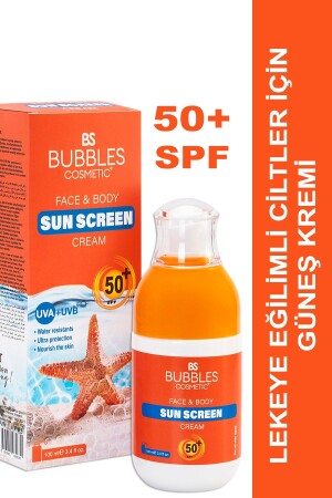 Bs Sonnencreme für Gesicht und Körper, LSF 50, Schutz und 48 Stunden Feuchtigkeit, 100 ml, hochschützend, BSC063 - 2