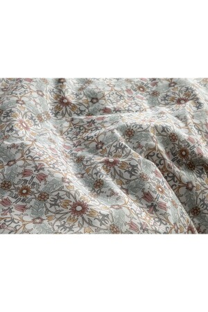 Bügelleichtes Sonnenblumen-Bettbezug-Set für Einzelbett, 160 x 220 cm, Rosa – Senf TYC00613683892 - 5