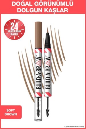 Build a Brow 2in1 Kaş Kalemi ve Jeli Soft Brown - 3