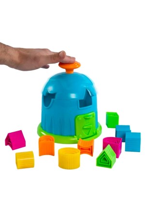 Bultak Intelligenzspielzeug für Kinder ab 1 Jahr Shape Master Finden und Befestigen von Baby-Intelligenzentwicklungsspielzeug mit drehbarem Kopf bultak_bebek - 5