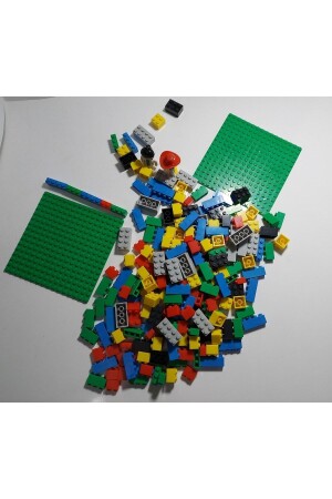 Bunte Minilego 230 Teile 2 Teile Grüner Hintergrund 2 Teile Figur 234ZeF - 6