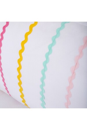 BUNTES STREIFEN-DETAILLIERTES SPEZIALDESIGN-BETTBEZUG-SET „NICE DOUBLE Nice“.Paar - 9