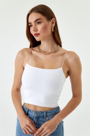 Bustier Crop Rope Strap - 1