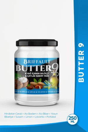 Butter 9 Dehnungsstreifen- und Cellulite-Pflegeöl 190 ml - 2