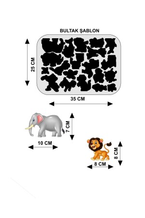 Buzdolabı Eğitici 4' Lü Set Manyetik Hayvanlar - Meyveler-taşıtlar-puzzel - Bultak Şablon Aktivite 4MHAMETAPU - 8