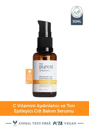 C Vit Aydınlatıcı Ve Ton Eşitleyici Bakım Serumu 30 ml %10 Ascorbic Acid & Ferulic Acid %0-5 - 2