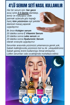 C Vitamin Serum - Kolajen Serum - Hyaluronik Asit Serum - Leke Serum - 4