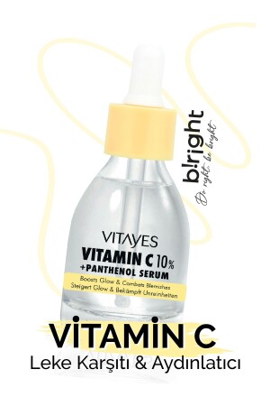 C Vitamini %10 Ve Panthenol Cilt Tonu Eşitleyici Leke Karşıtı Aydınlatıcı Nemlendirici Cilt Serumu - 2