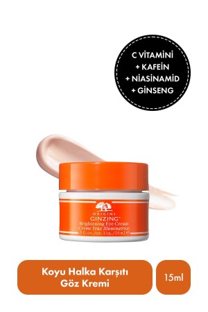 C Vitamini & Niasinamid Içeren Ginzing™ Canlandırıcı Göz Kremi 15 ml Orijinal - 2