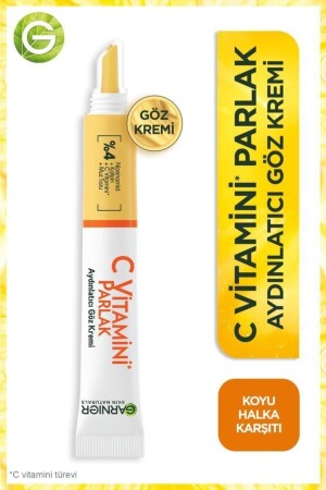 C Vitamini Parlak Aydınlatıcı Göz Kremi 15ml - Süper Aydınlatıcı Serum 30ml - 7