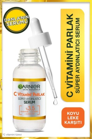 C Vitamini Parlak Aydınlatıcı Serum Günlük Güneş Koruyucu Yüz Kremi Işıltılı Doku - 4