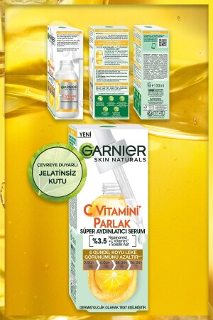 C Vitamini Parlak Süper Aydınlatıcı Serum 30ml & Kömürlü 3'ü 1 Arada Siyah Nokta Karşıtı 50 Ml - 7