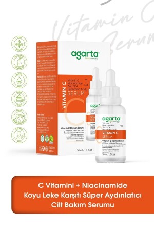 Süper Aydınlatıcı Ve Ton Eşitleyici C Vitaminli Serum 30 ml (%3,5 VİTAMİN C, NİACİNAMİDE, ZİNC PCA) 8699943342494 - 1