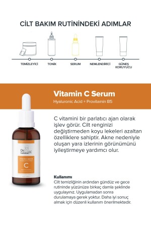 C Vitamini Ve Kolajen 2'li Bakım Serum Seti (ALEO VERA- PROVİTAMİN B5- HYALÜRONİK ASİT) (40 ML) - 7