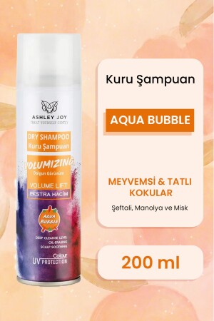 Çabuk Sönen Ve Yağlanan Saçlar Için Hacim Veren Kuru Şampuan Aqua Bubble Kokulu 200 ml - 2