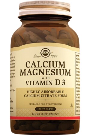 Calcium-Magnesium mit Vitamin D3 150 Tabletten (Calcium Magnesium Magnesium D3) - 3