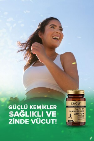 Calcium - Magnesium - Zinc - D3 - (KALSİYUM MAGNEZYUM ÇİNKO VE VİTAMİN D3) Takviye Edici Gıda - 6