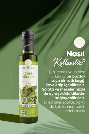 Çam Sirkesi Doğal Fermantasyon Pine Vinegar 500 ml - 3