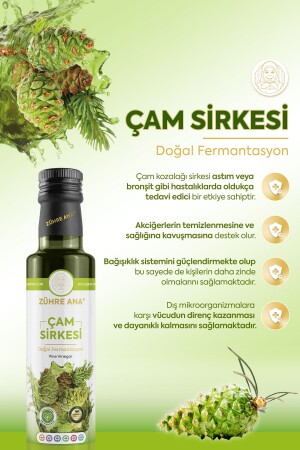 Çam Sirkesi Doğal Fermantasyon Pine Vinegar 500 ml - 4